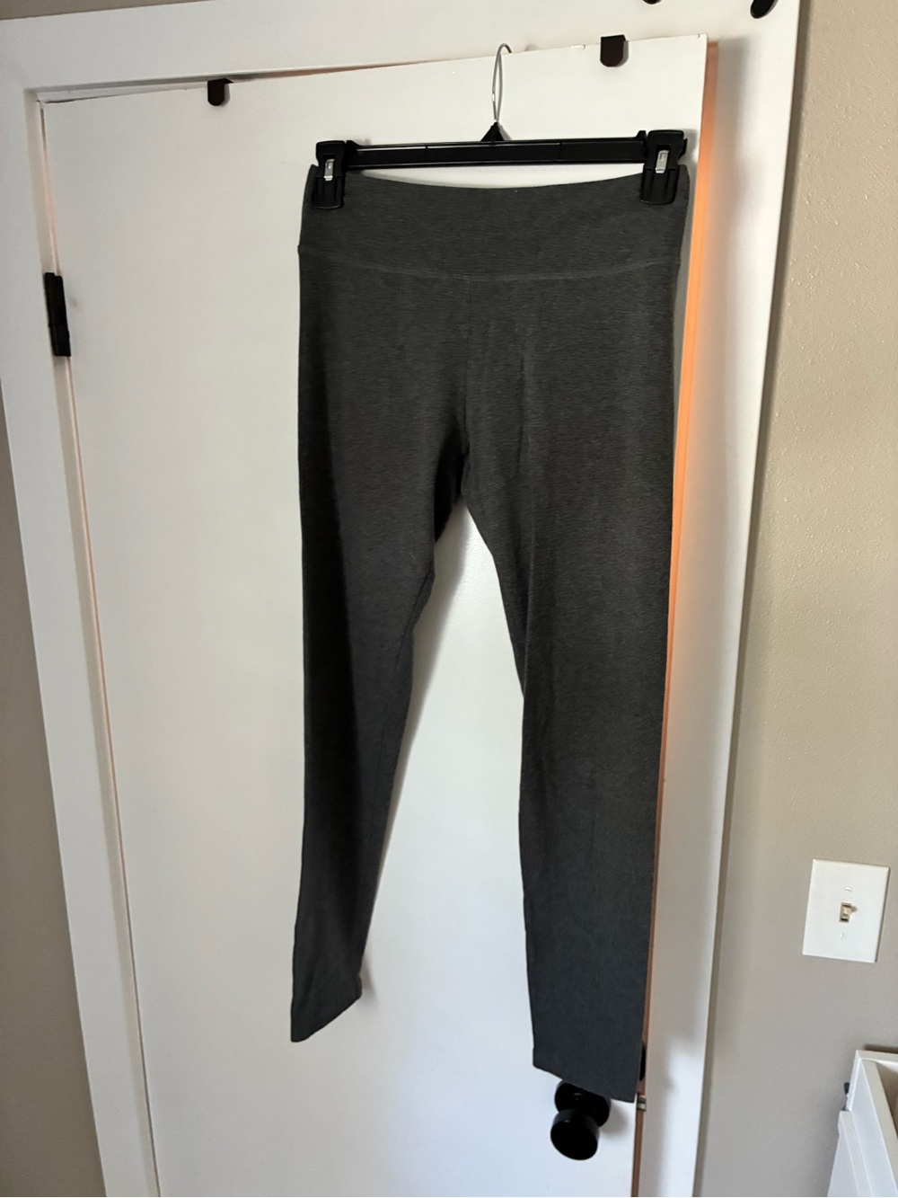 Aerie Cotton High-Waist Charcoal Gray Leggings
